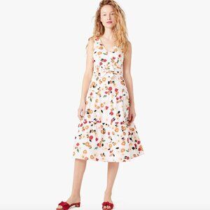 Kate Spade Botanical Garden Tiered Dress 0 NWT
